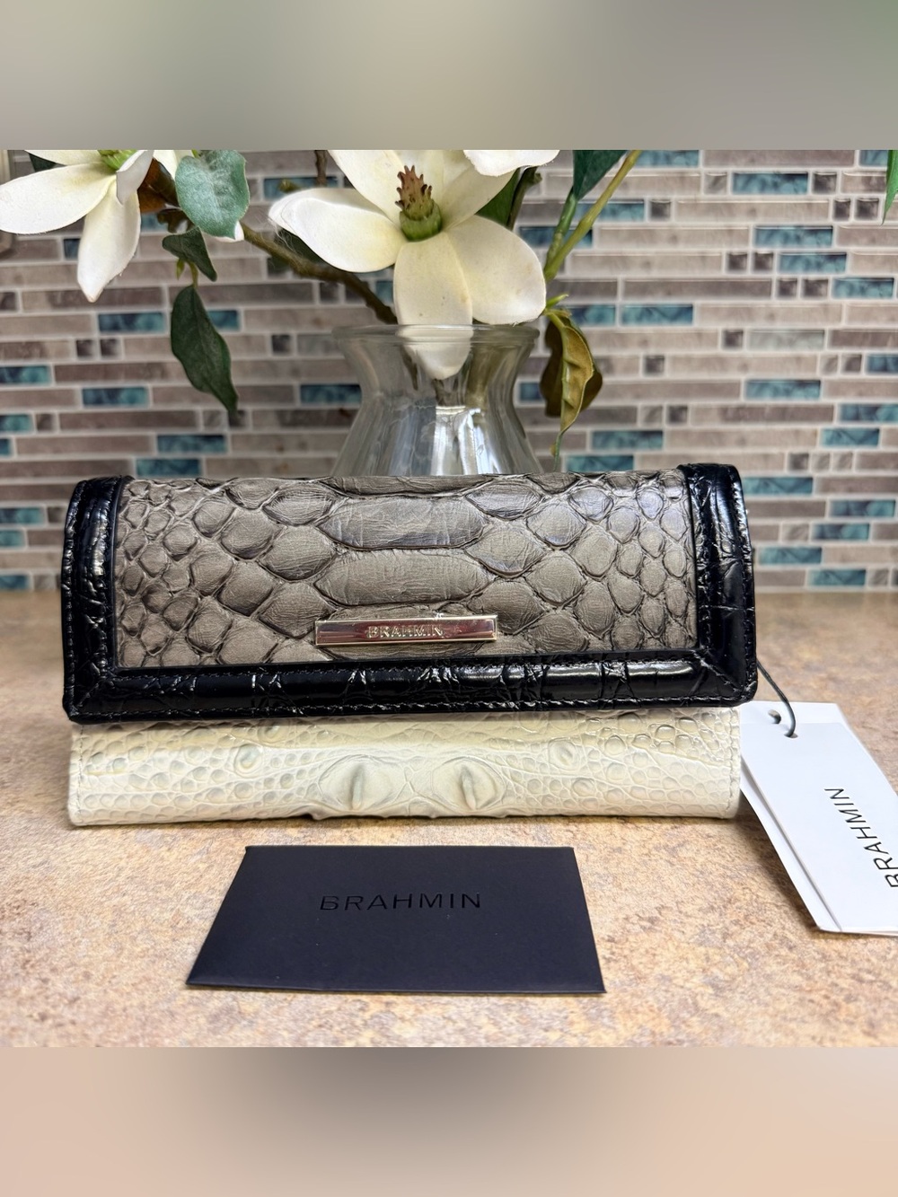 NWT Brahmin Cordelia Multi Figaro wallet